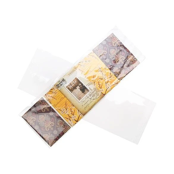 Klappenbeutel 18.9x51.5cm Hochtransparent (100 Stück) [B720]
