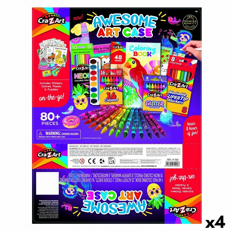 Drawing Set Cra-Z-Art (4 Units)