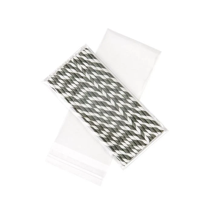 Klappenbeutel 10.4x22.7cm Hochtransparent (100 Stück) [B48]