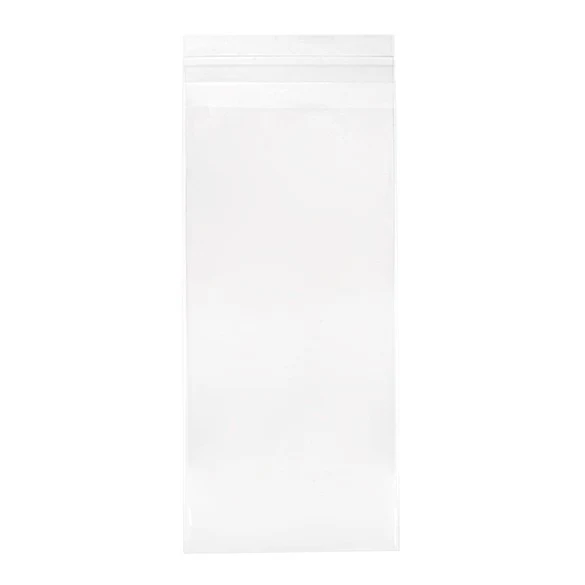 Klappenbeutel 10.4x22.7cm Hochtransparent (100 Stück) [B48]