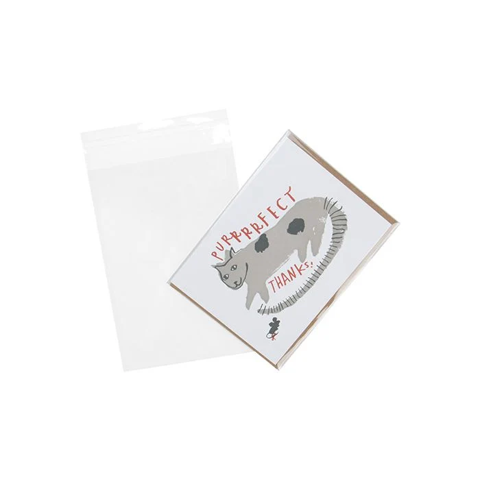 Klappenbeutel 12.5x18cm Hochtransparent (100 Stück) [B47]