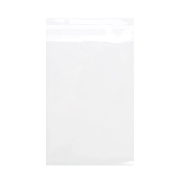 Klappenbeutel 12.5x18cm Hochtransparent (100 Stück) [B47]