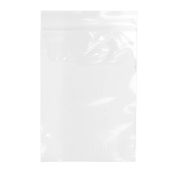 Druckverschlussbeutel 7.5x10cm Transparent PP 50 Mikron (100 Stück) [ZC34]