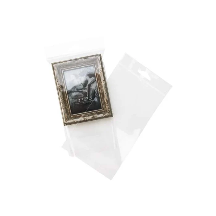 Headerbeutel Transparent 10.8x15.6cm Wiederverschließbar (100 Stück) [HB4X6]