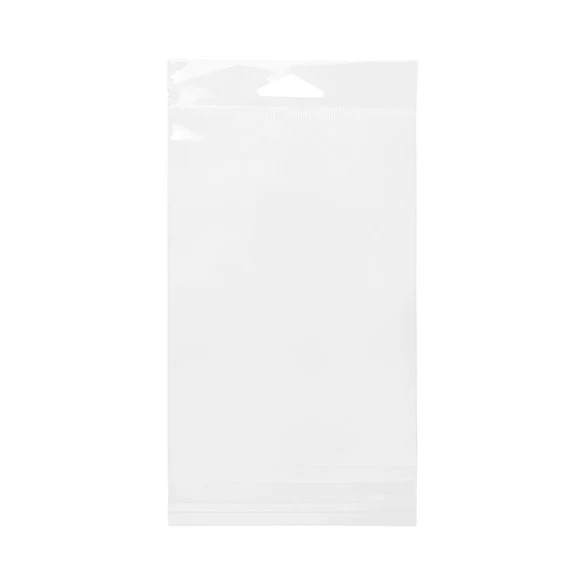 Headerbeutel Transparent 10.8x15.6cm Wiederverschließbar (100 Stück) [HB4X6]