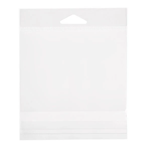 Headerbeutel Transparent 10.2x7.6cm Wiederverschließbar (100 Stück) [HB4X3]