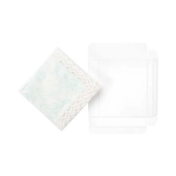 Klarsichtschachteln 14.3x2.5x14.1cm Transparent (25 Stück) [FB48]