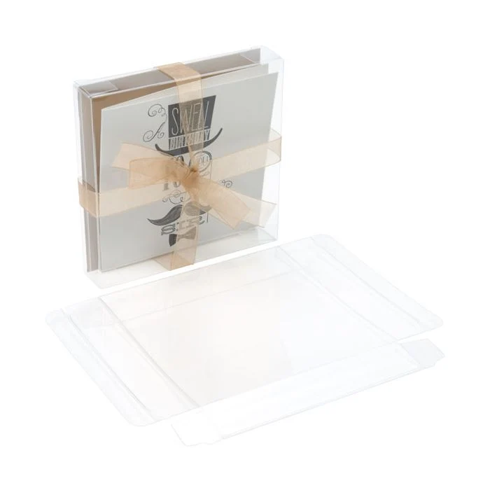 Klarsichtschachteln 13.1x2.5x12.9cm Transparent (25 Stück) [FB47]