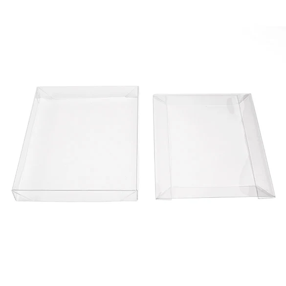 Deckel Transparent & Faltbar 11.6x1.6x15.4cm (25 Stück) [BT3]