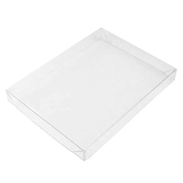 Deckel Transparent & Faltbar 11.6x1.6x15.4cm (25 Stück) [BT3]