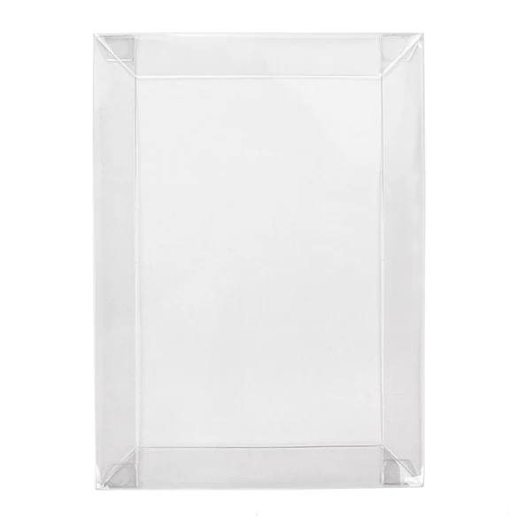 Deckel Transparent & Faltbar 12.5x1.6x17.3cm (25 Stück) [BT2]