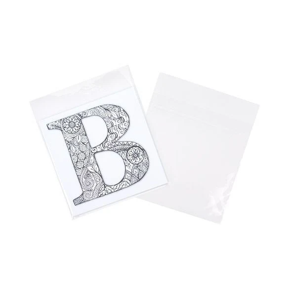 Klappenbeutel 15.9x15.9cm Hochtransparent (100 Stück) [B66PC]