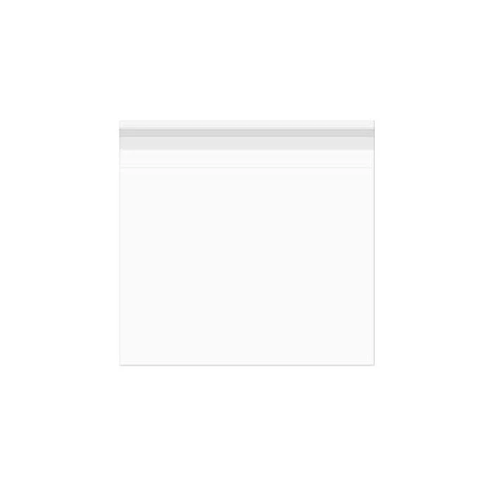 Klappenbeutel 11x11cm Hochtransparent (100 Stück) [B44]