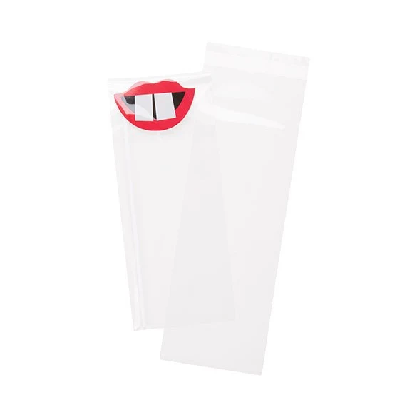 Klappenbeutel 11.3x31.1cm Hochtransparent (100 Stück) [B412]