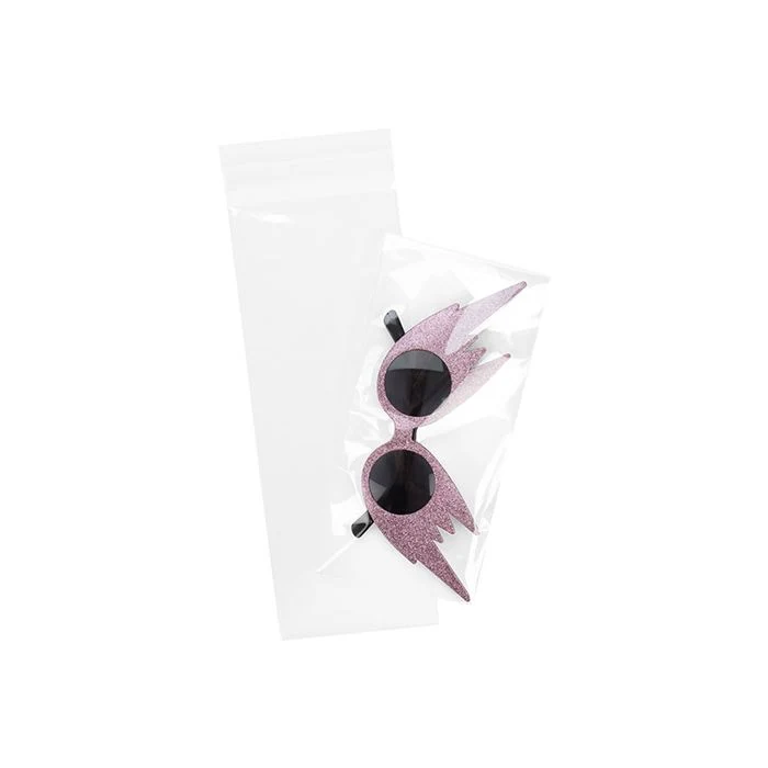Klappenbeutel 10.8x28.6cm Hochtransparent (100 Stück) [B411]