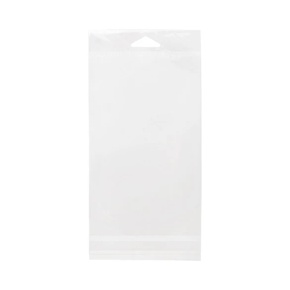 Headerbeutel Transparent 11.4x17.8cm Wiederverschließbar (100 Stück) [HB47]
