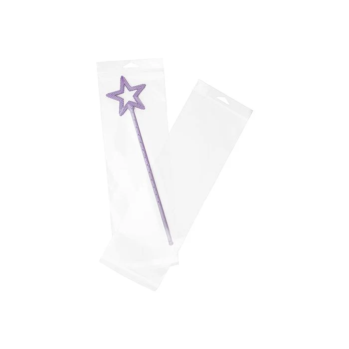 Headerbeutel Transparent 12.5x34.2cm Wiederverschließbar (100 Stück) [HB413]