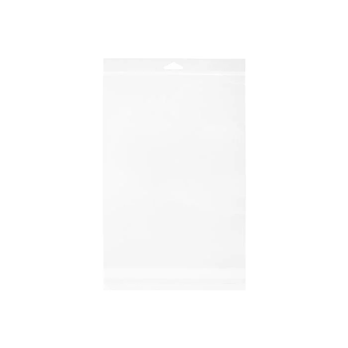 Headerbeutel Transparent 22x30.3cm Wiederverschließbar (100 Stück) [HBA4]
