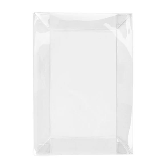 Deckel Transparent & Faltbar 9.7x1.7x13.8cm (25 Stück) [BT10]