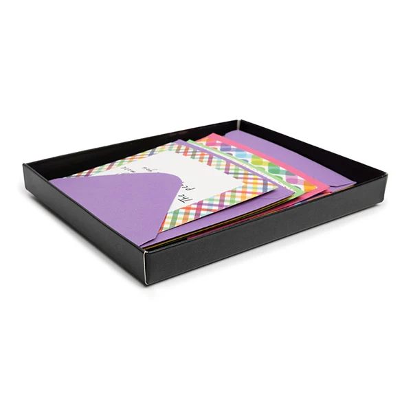 Pappschachteln Mattschwarz 11.4x1.6x15.2cm (25 Stück) [BK3]