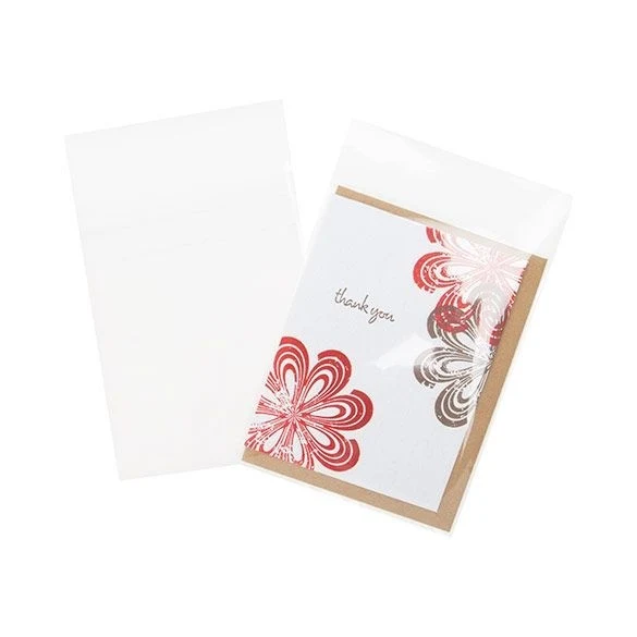 Klappenbeutel 11.5x14.5cm Hochtransparent (100 Stück) [B54PC]