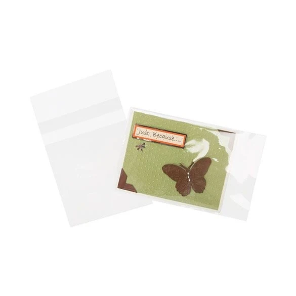 Klappenbeutel 11.5x14.5cm Hochtransparent (100 Stück) [B54PC]