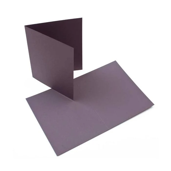Glückwunschkarten Grau 14x10.8cm (50 Stück) [PC214]