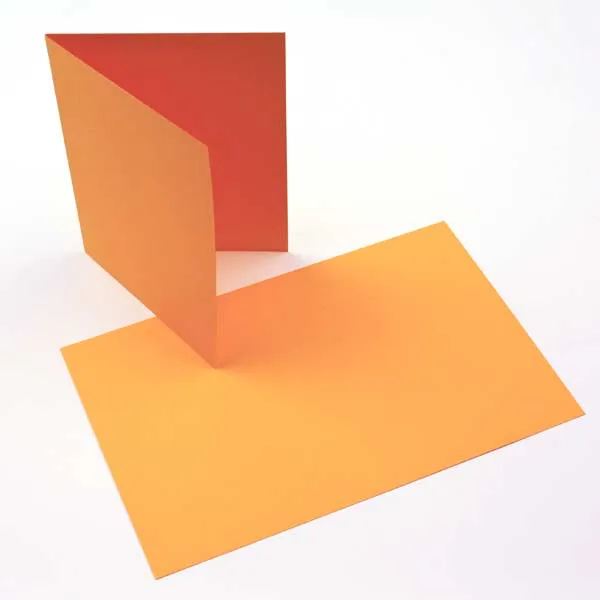 Glückwunschkarten Gold 14x10.8cm (50 Stück) [PC207]
