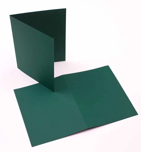 Glückwunschkarten Grün 17.8x12.4cm (50 Stück) [PC019]