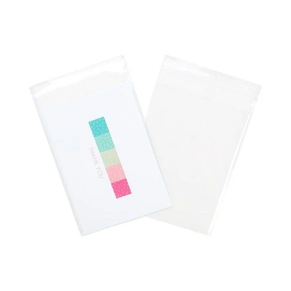 Klappenbeutel 12.7x16.7cm Hochtransparent (100 Stück) [B65W]