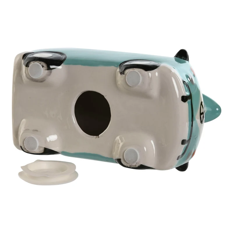 Money box Home ESPRIT Dolomite Van 16 x 10 x 11 cm (2 Units)
