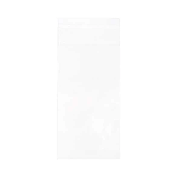 Klappenbeutel 8.1x15.4cm Hochtransparent (100 Stück) [B3X6S]