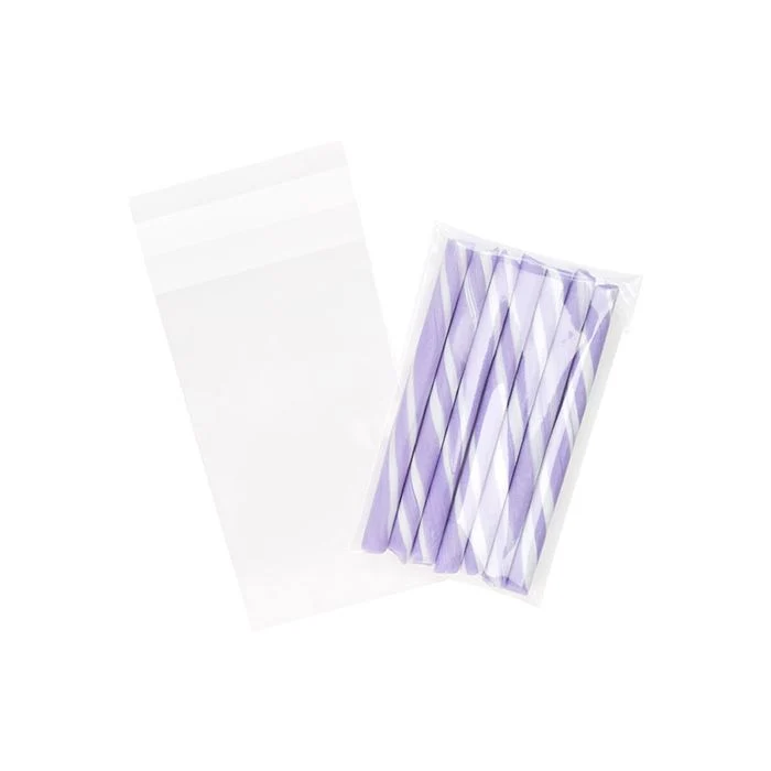 Klappenbeutel 8.5x14.5cm Hochtransparent (100 Stück) [B3X5T]