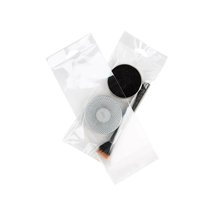 Headerbeutel Transparent 9.4x20.3cm Wiederverschließbar (100 Stück) [HB3X8]