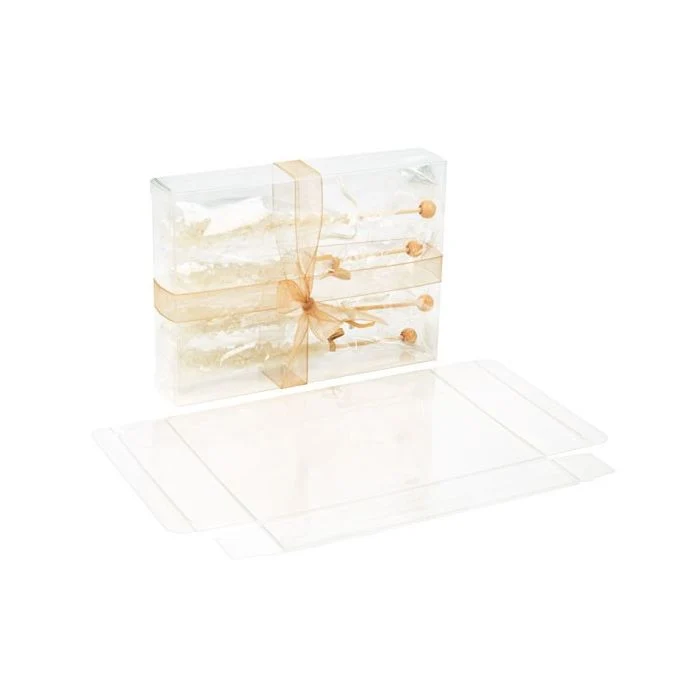Klarsichtschachteln 12.4x3.2x16.8cm Transparent (25 Stück) [FB29]