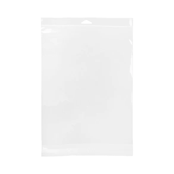 Headerbeutel Transparent 24.1x30.5cm Wiederverschließbar (100 Stück) [HB9H12]