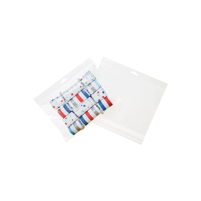 Headerbeutel Transparent 23.5x16.5cm Wiederverschließbar (100 Stück) [HB96H]