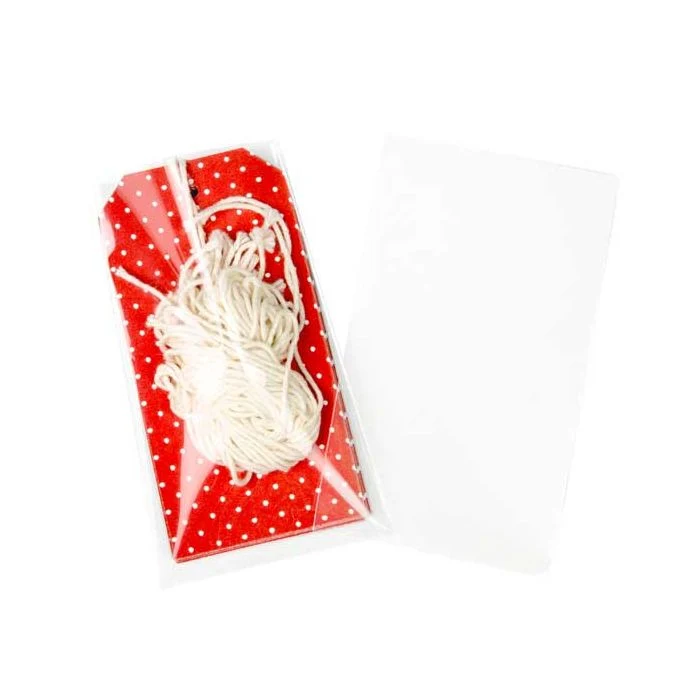 Flachbeutel 7.6x13cm OPP Transparent (100 Stück) [B3X5SNF]