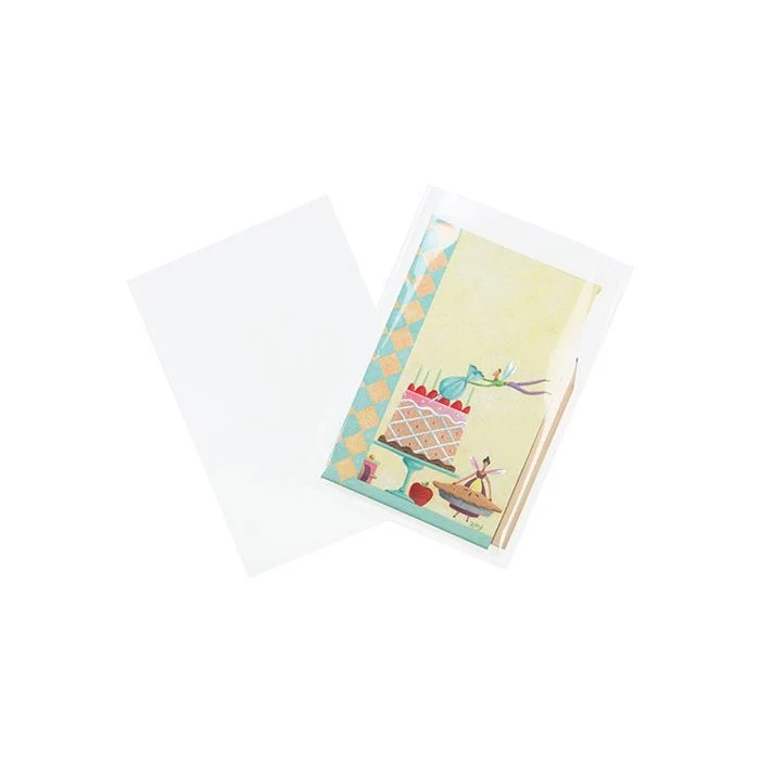 Flachbeutel 9.7x14cm OPP Transparent (100 Stück) [B3X5NFXL]