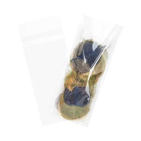 Klappenbeutel 11.0x24.5cm Hochtransparent (100 Stück) [B49PC]