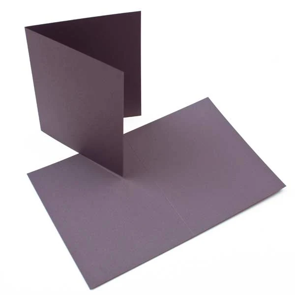 Glückwunschkarten Grau 17.8x12.4cm (50 Stück) [PC014]