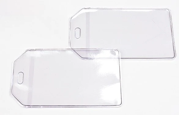 Hüllen für Kofferanhänger 7x10.5cm (100 Stück) [LUGTAG]