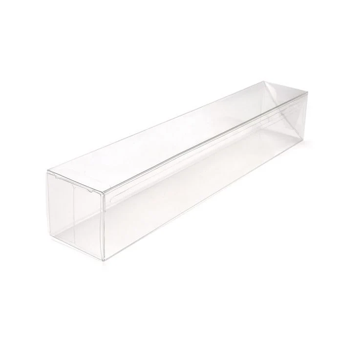 Klarsichtschachteln 7.6x7.6x30.5cm mit Automatikboden (25 Stück) [PLB90]
