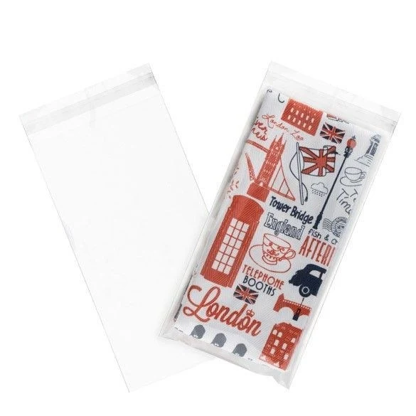Klappenbeutel 16,3 x 31,1 cm Hochtransparent (100 Stück) [B612]
