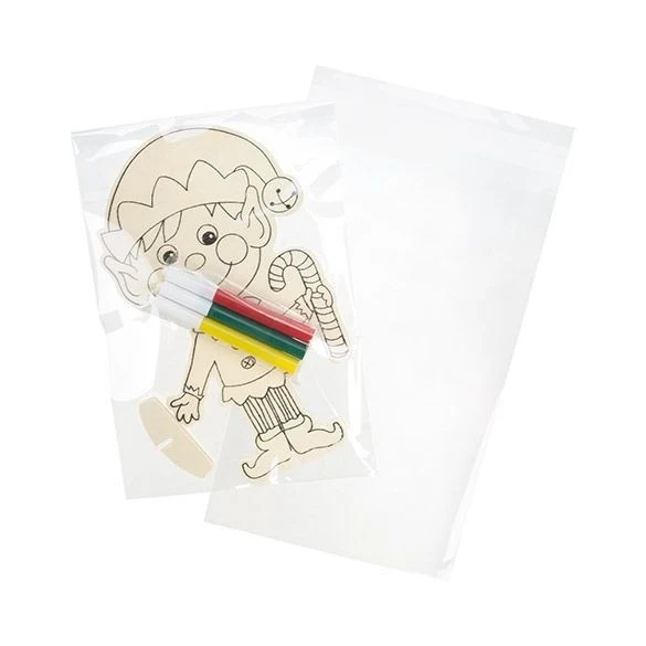 Klappenbeutel 13x20cm Hochtransparent (100 Stück) [B5X8]