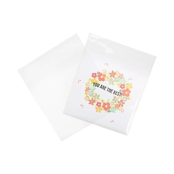 Klappenbeutel 15x15cm Hochtransparent (100 Stück) [B5X5XL]
