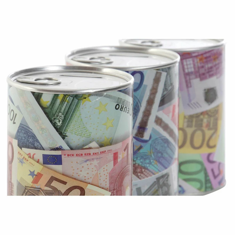 Money box DKD Home Decor Metal (3 pcs)