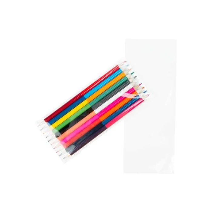 Klappenbeutel 8.5x18cm Hochtransparent (100 Stück) [B37]