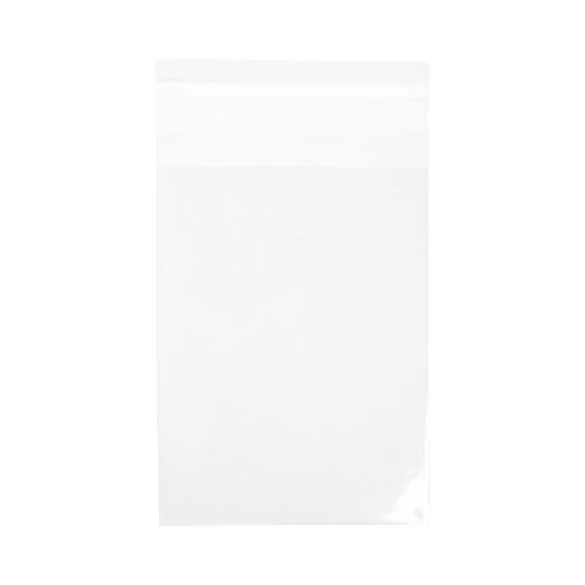 Klappenbeutel 8x11cm Hochtransparent (100 Stück) [B34C]
