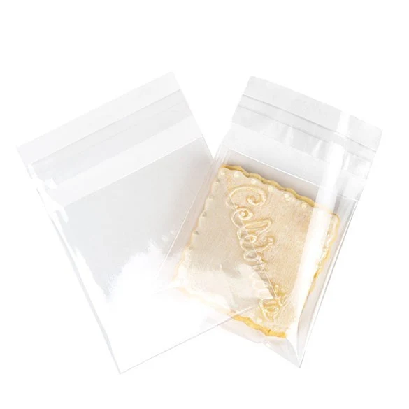 Klappenbeutel 8x8.5cm Hochtransparent (100 Stück) [B33]
